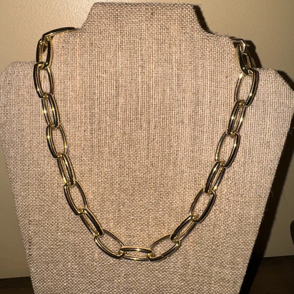 Kendra Scott Beckett Bright Gold-Tone Statement Necklace